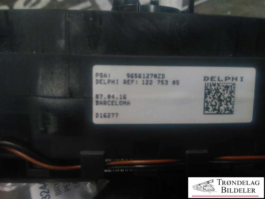 Bryter combi til Peugeot Partner 2015-2019 (Type II, Fase 2) (98062240XT|12277920|)
