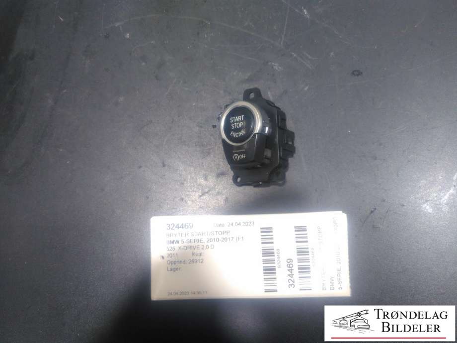 Bryter start/stopp til BMW 5-Serie 2010-2017 (F10/F11) (F10/F11)