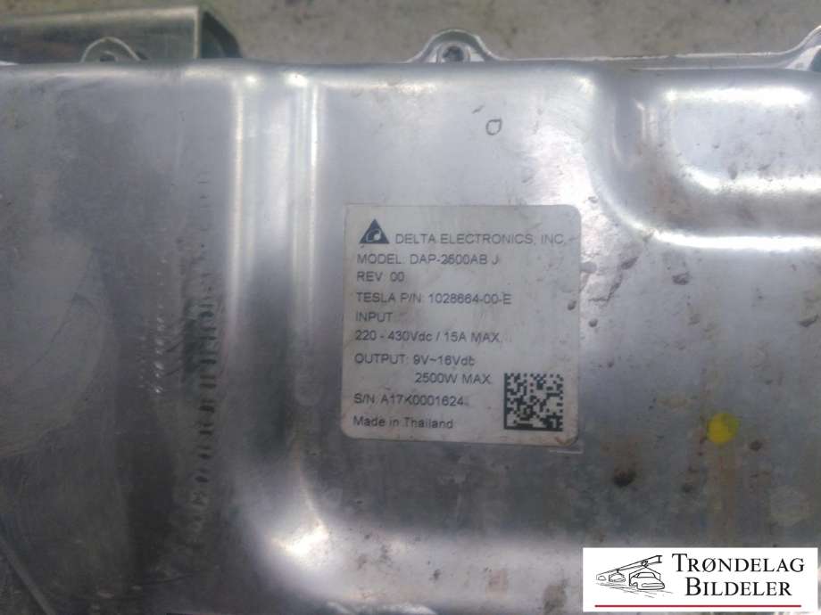 DCDC converter elbil til Tesla Model S 2016-2021 (Fase 2)  (1028664-00-E|A17K0001624|)
