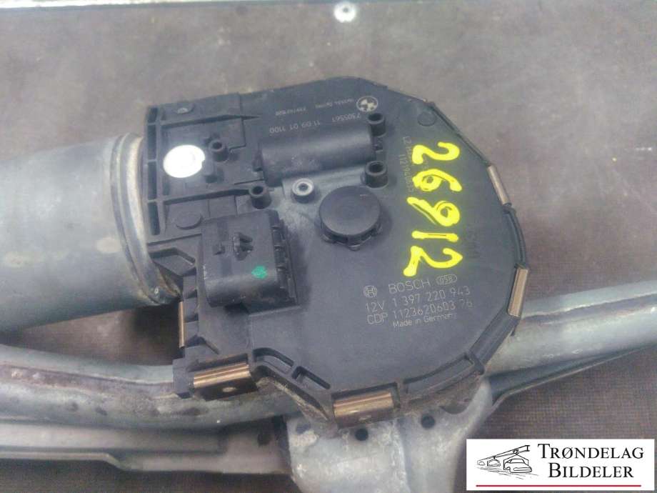 Viskermotor frontrute komplett m/overføring til BMW 5-Serie 2010-2017 (F10/F11) (F10/F11) (BOSCH|1 397 220 943|7305561|)