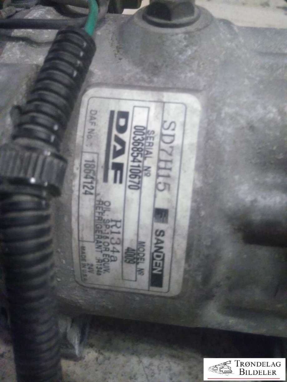 Aircondition kompressor til Lastebil DAF LF 2001-->>  (SANDEN|003685410670|)