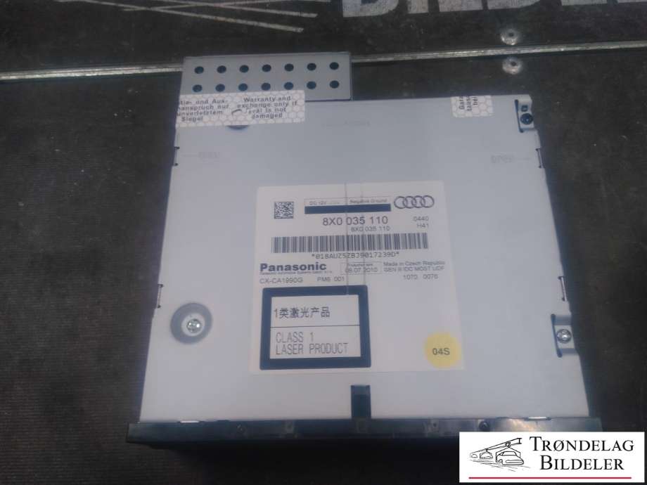 Bilstereo CD-veksler til Audi A4 2007-2014 (Type IV) (B8) (B8) (8X0 035 110|)
