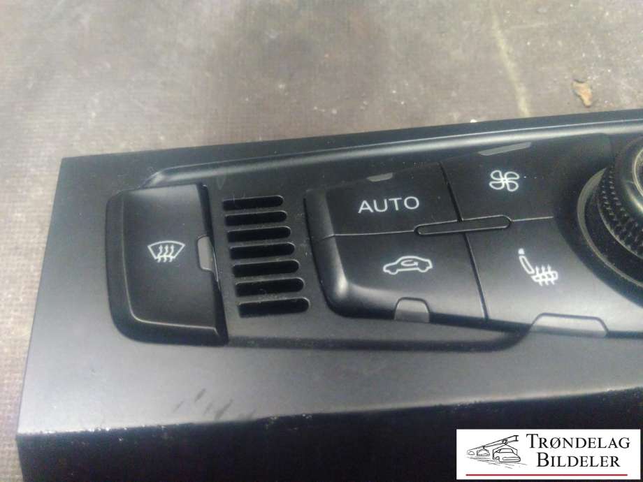 Varmeapparat betjening til Audi A4 2007-2014 (Type IV) (B8) (B8) (8T1 820 043 AN|)
