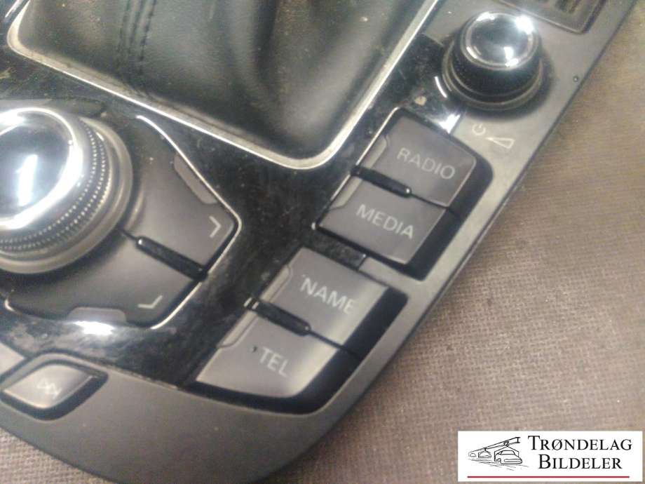 Bilstereo navigasjon betjeningspanel til Audi A4 2007-2014 (Type IV) (B8) (B8) (8T0919611|8T0919611 WFX|8K0 863 278 H)