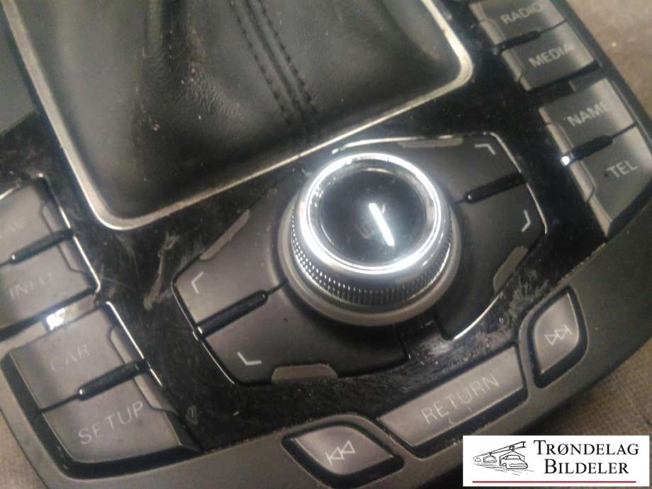 Bilstereo navigasjon betjeningspanel til Audi A4 2007-2014 (Type IV) (B8) (B8) (8T0919611|8T0919611 WFX|8K0 863 278 H)
