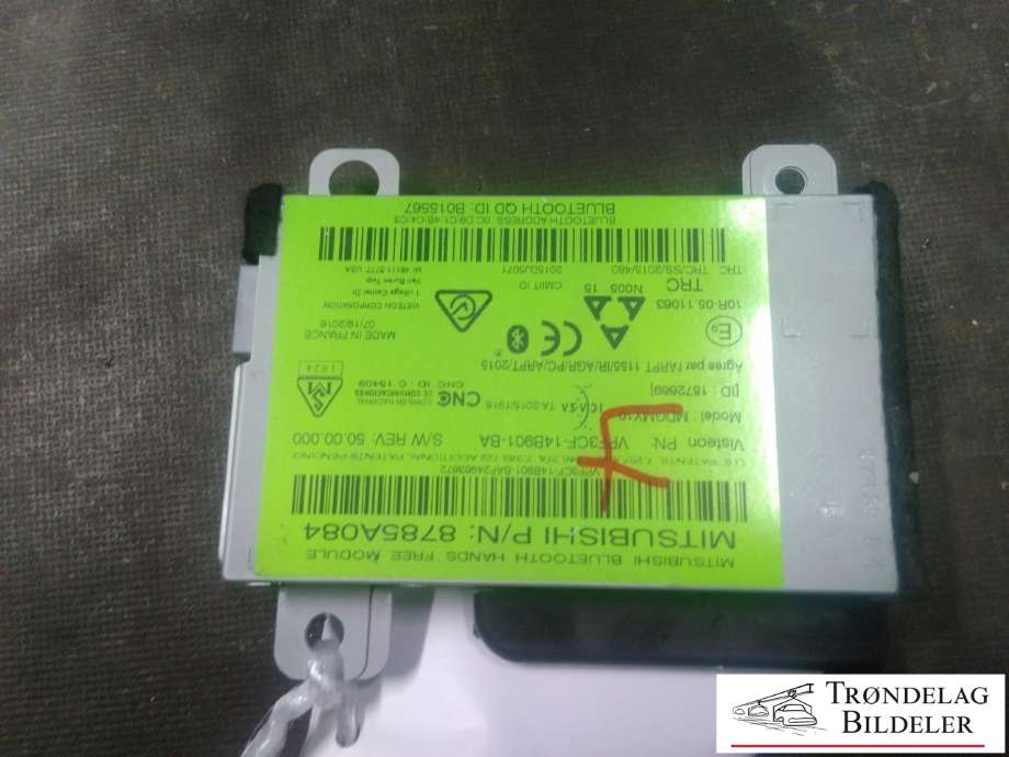 Styreenhet bluetooth til Mitsubishi Outlander 2015-->> (Type III, Fase 2)  (8785A084|VPF3CF-14B901-BA|)