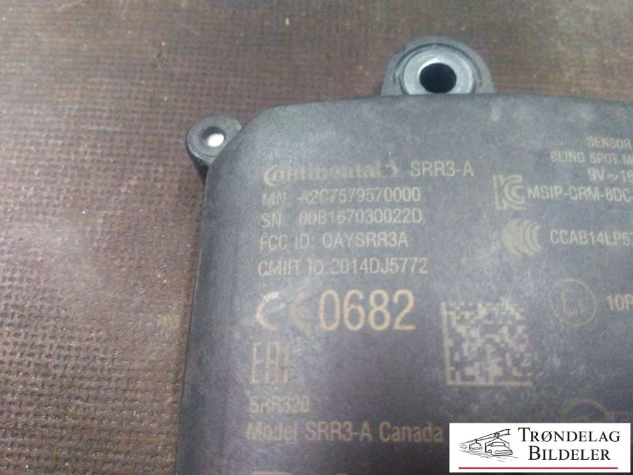 Sensor radar til Mitsubishi Outlander 2015-->> (Type III, Fase 2) (CONTINENTAL|A2C7579570000|)