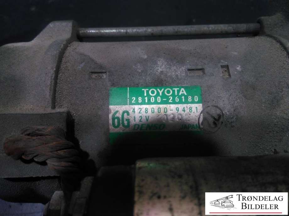 Starter diesel til Toyota RAV4 2013-2015 (Type IV, Fase 1) (TOYOTA|28100-26181|428000-9482|)