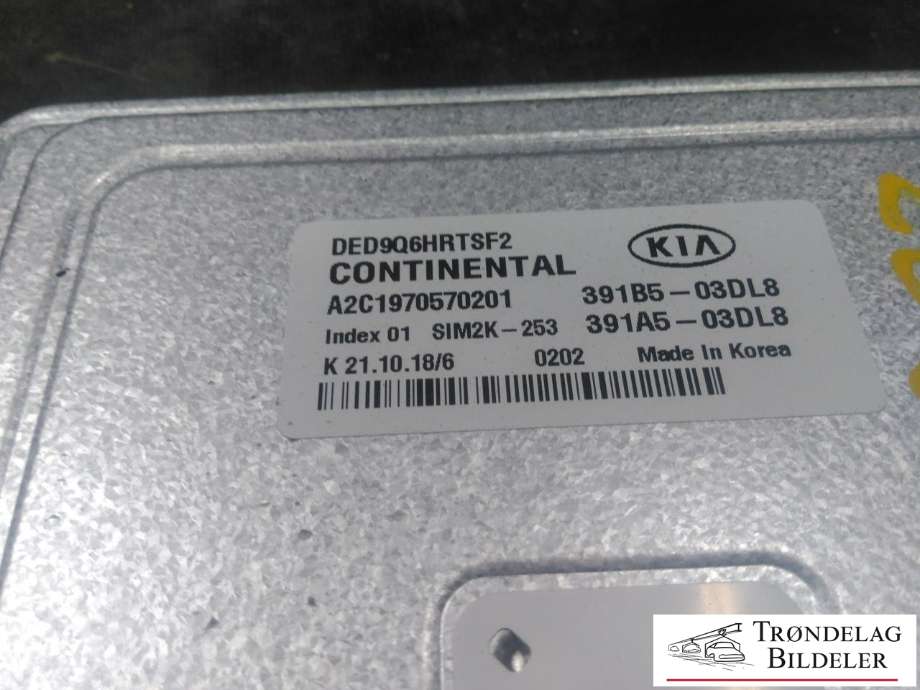 Styreenhet motor til Kia Niro 2016-2021  (CONTINENTAL|A2C1970570201|391B5-03DL8|391A5-03DL8)
