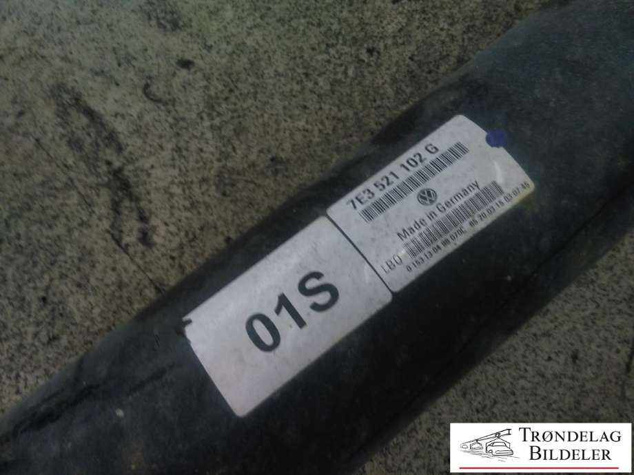 Mellomaksel til VW Transporter / Caravelle 2009-2015 (Fase 2) (T5) (T5) (7E0 521 101 C|7E3 521 102 G|1055+1688MM)