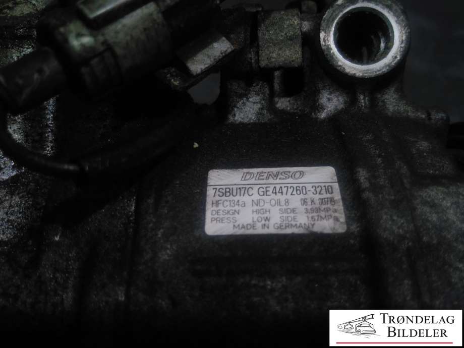 Aircondition kompressor til BMW 5-Serie 2003-2010 (E60/E61) (E60/E61) (DENSO|447260-1570|64 50 9 180 547|4472601571|7SBU17C|890073|4471907880|4471907881|4471907882|4472601570|64526946871|)