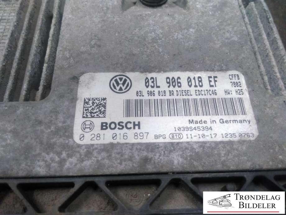 Styreenhet motor til Škoda Superb 2008-2015 (Type II)  (HELLA|5DV 009 000-00|292113003052AH|)