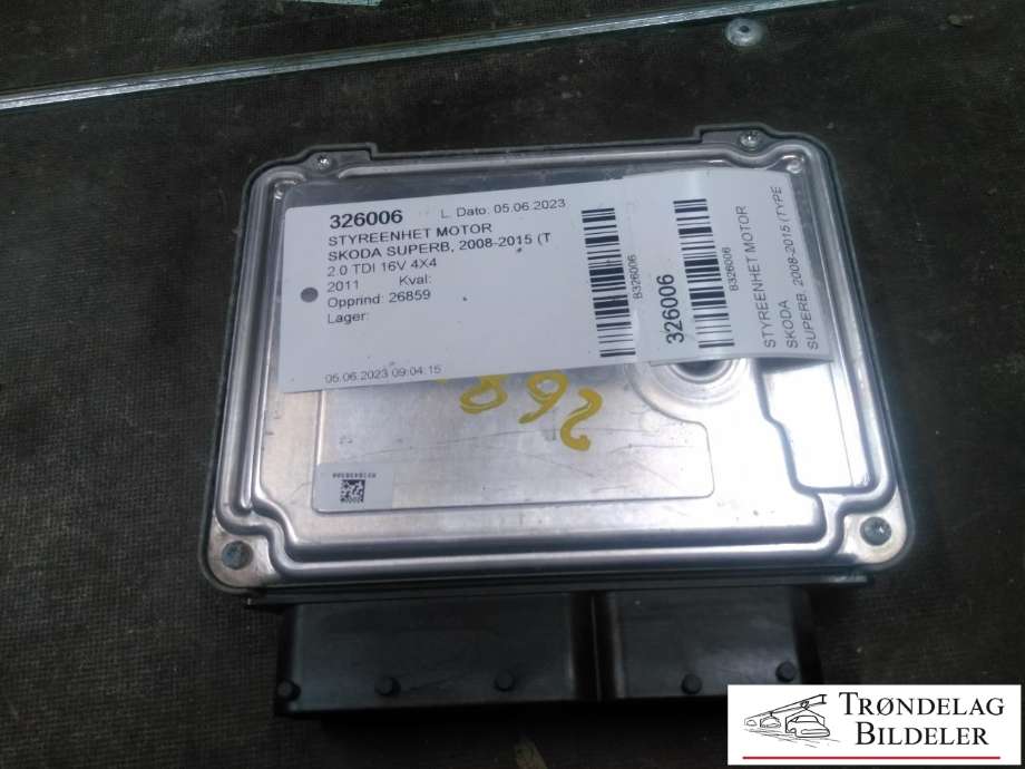 Styreenhet motor til Škoda Superb 2008-2015 (Type II)  (HELLA|5DV 009 000-00|292113003052AH|)