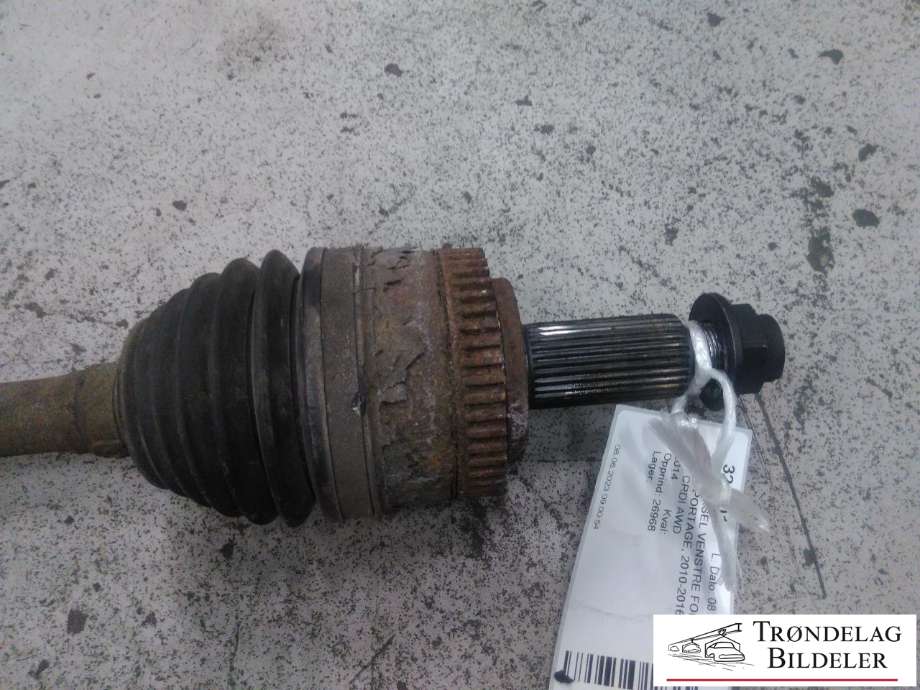 Drivaksel venstre foran, diesel/manuell til Kia Sportage 2010-2016 (Type III)  (49500 2Y110|)