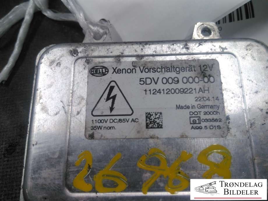 Styreenhet xenon/ballast til Kia Sportage 2010-2016 (Type III) (HELLA|5DV 009 000-00|)