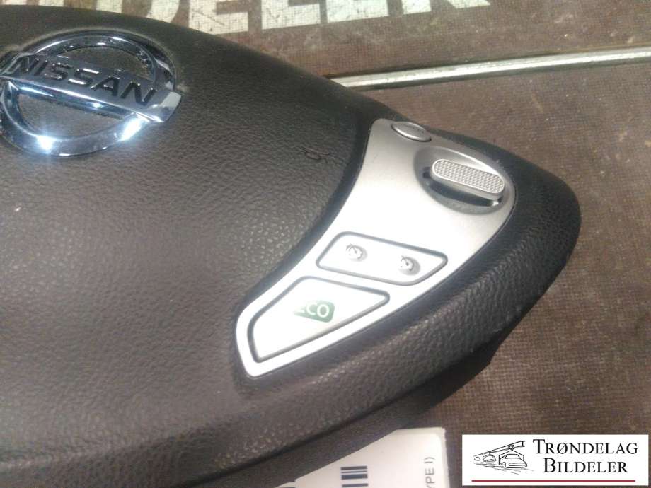 Airbag rattpute til Nissan Leaf 2011-2017 (Type I)  (98510-3NL0B|)