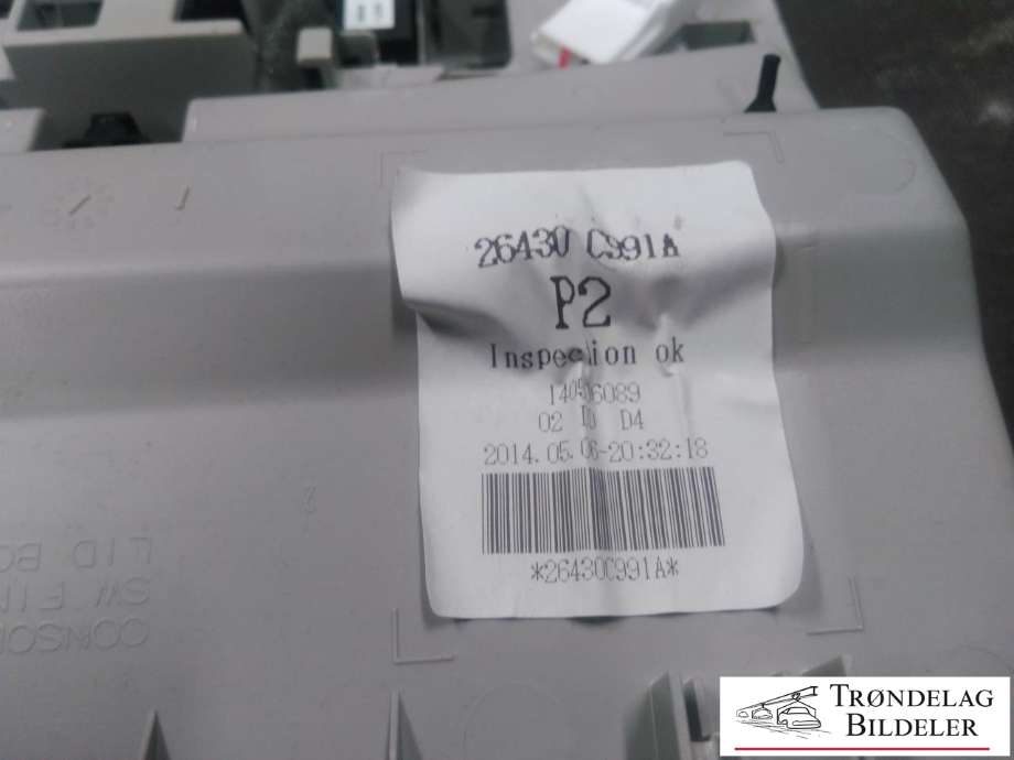 Taklyspanel til Nissan Leaf 2011-2017 (Type I) (26430-C991A|)