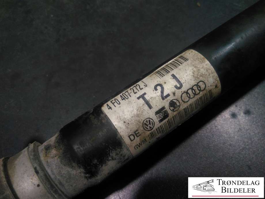 Drivaksel høyre foran, diesel/automat til Audi A6 2008-2011 (Type III, Fase 2) (C6) (C6) (4F0 407 272 J|)