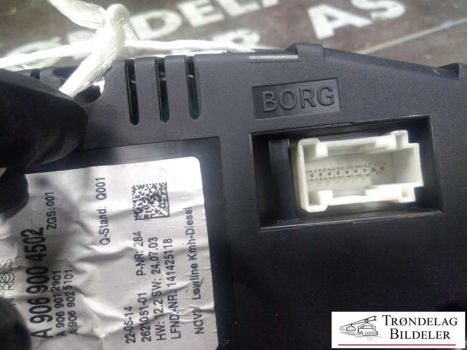 Speedometer til Mercedes Sprinter 2013-2018 (Fase 2) (906) (906) (A9069004502|)
