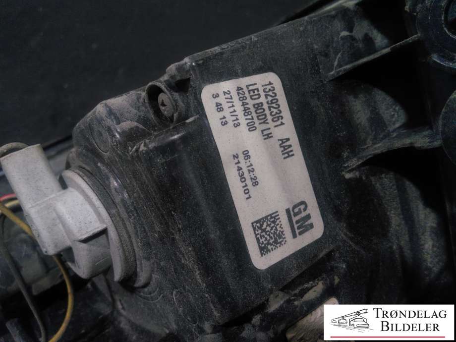 Baklykt venstre ytre til Opel Zafira Tourer 2012-2018  (GM|13292361 AAH|428448700|)