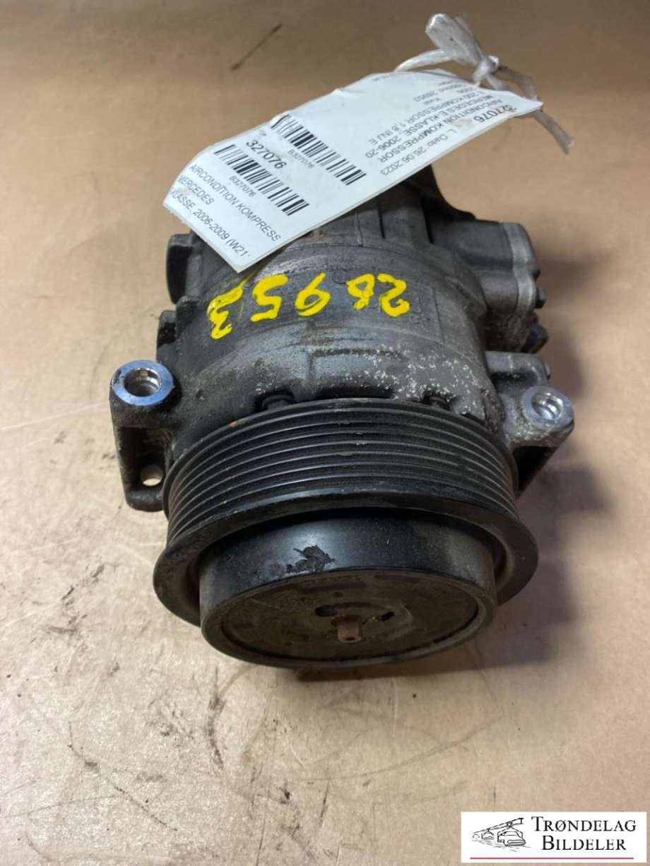 Aircondition kompressor til Mercedes E-Klasse 2006-2009 (Fase 2) (W211) (W211) (DENSO|A 001 230 26 11|A 001 230 80 11|A0002304511|A0002306211|A0002309711|A0012305511|A0022303011|890322|813195|51-0279|447180-9712|447180-6805|447220-8843|7SEU16C|120MM)