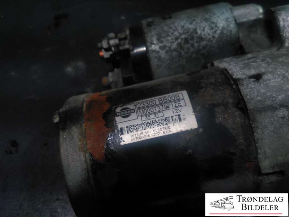 Starter til Nissan Qashqai 2010-2014 (Type I, Fase 2)  (NISSAN|23300 BB0B|M000T37971ZE|)