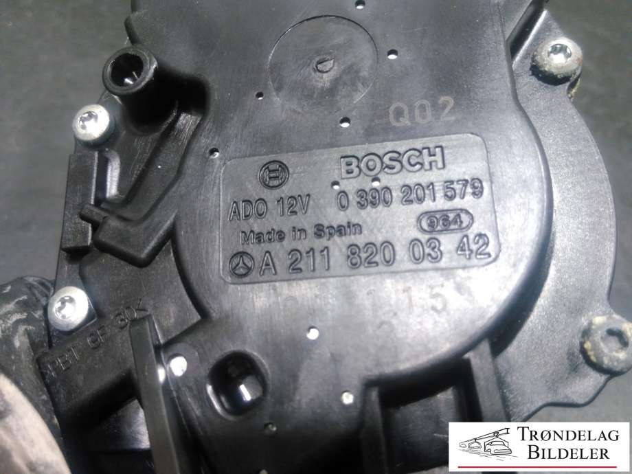 Viskermotor bakrute til Fiat Scudo 2007-2017 (Type II)  (1400457880|)