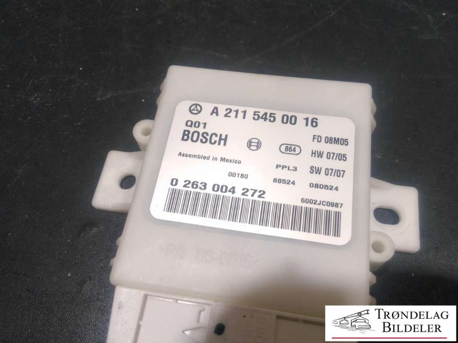 Styreenhet diverse til Mercedes E-Klasse 2006-2009 (Fase 2) (W211) (W211) (BOSCH|A 211 545 00 16|0 263 004 272|)