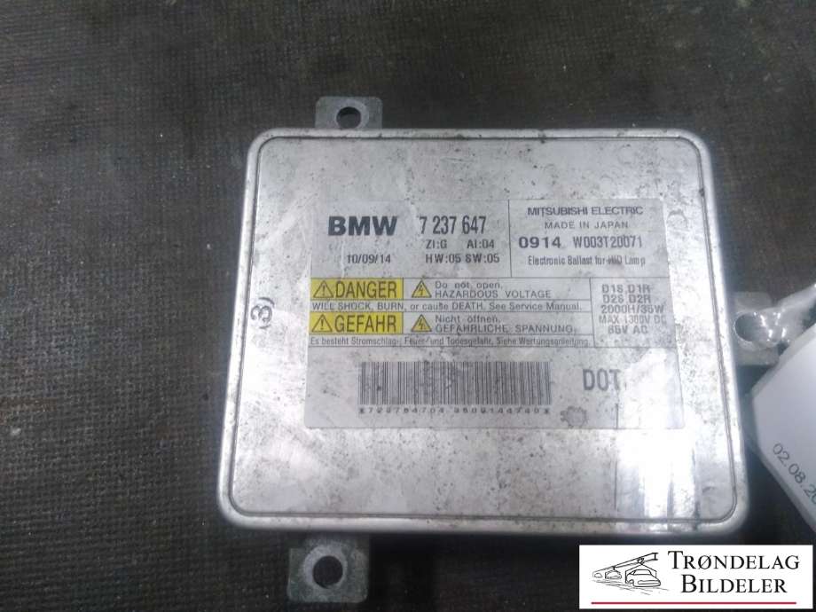 Styreenhet xenon/ballast til BMW 5-Serie 2010-2017 (F10/F11) (F10/F11) (BMW|7 237 647|)