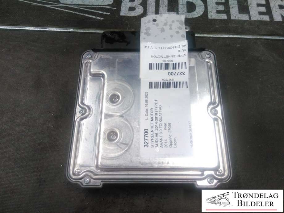 Styreenhet motor til Audi A6 2014-2018 (Type IV, Fase 2) (C7) (C7) (BOSCH|04G 907 311 E|0 281 018 892|)