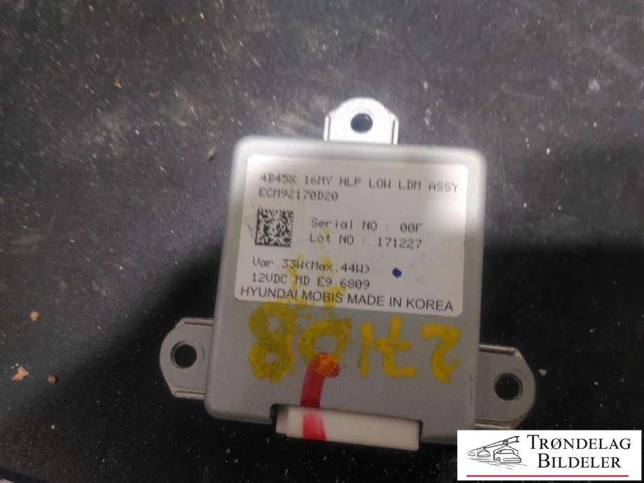Styreenhet xenon/ballast til Mitsubishi Outlander 2015-->> (Type III, Fase 2) (ECM 92170D20|)