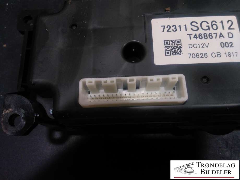Varmeapparat betjening til Subaru Forester 2013-2019 (Type IV)  (72311SG612|T46867AD|)