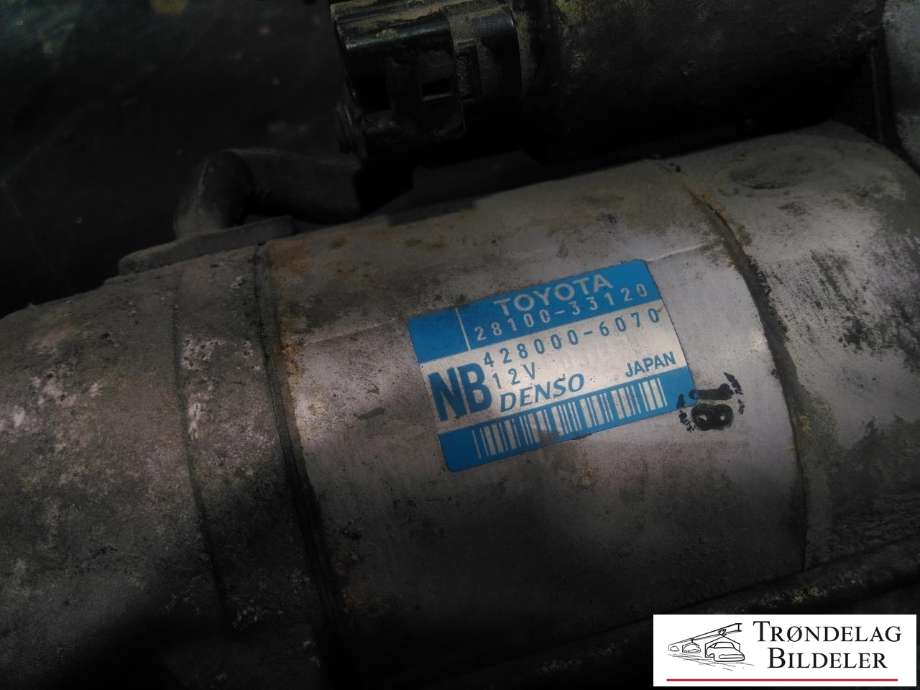 Starter diesel til Toyota Urban Cruiser 2009-2014  (TOYOTA|428000-6070|28100-33120|)