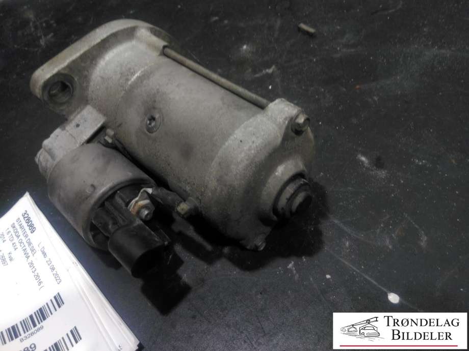 Starter diesel til Škoda Octavia 2013-2016 (Type III, Fase 1)  (VALEO|02M 911 024 S|)