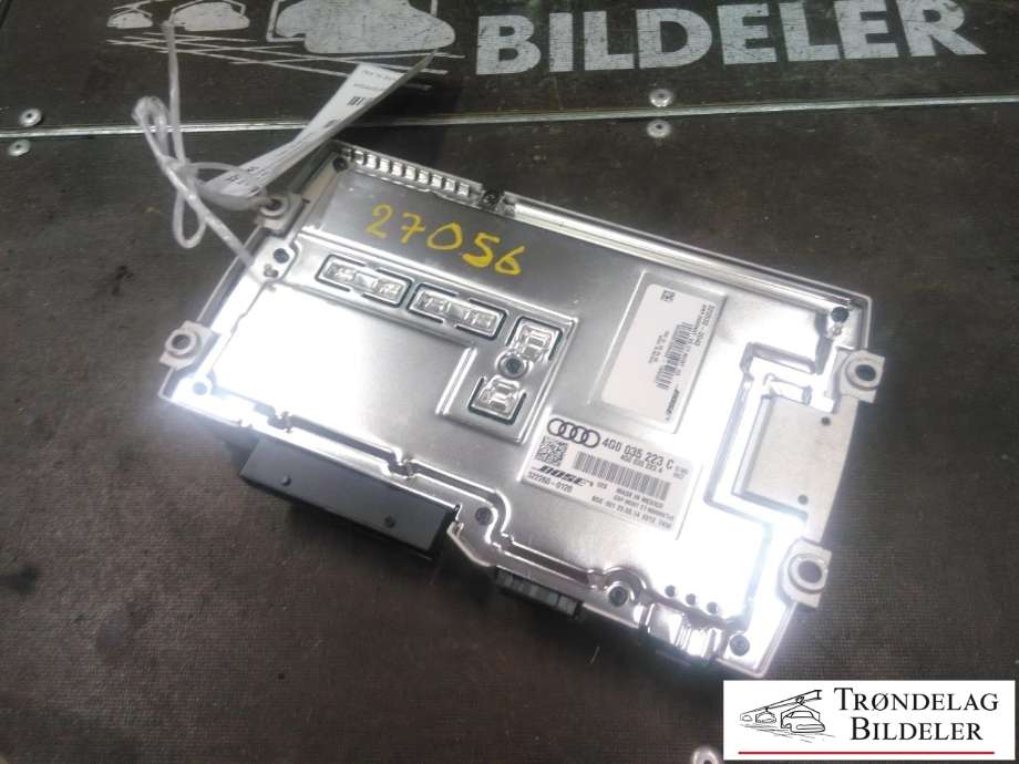 Bilstereo forsterker til Audi A6 2014-2018 (Type IV, Fase 2) (C7) (C7) (BOSE|4G0 035 223 C|322260-0120|)