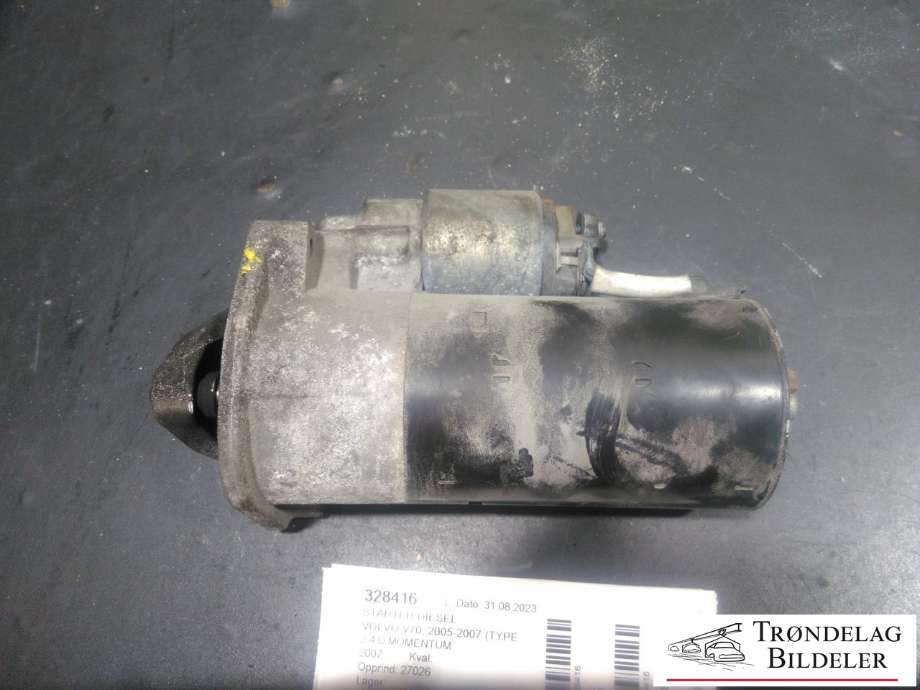 Starter diesel til Volvo V70 2005-2007 (Type II, Fase 2)  (BOSCH|30724473|)