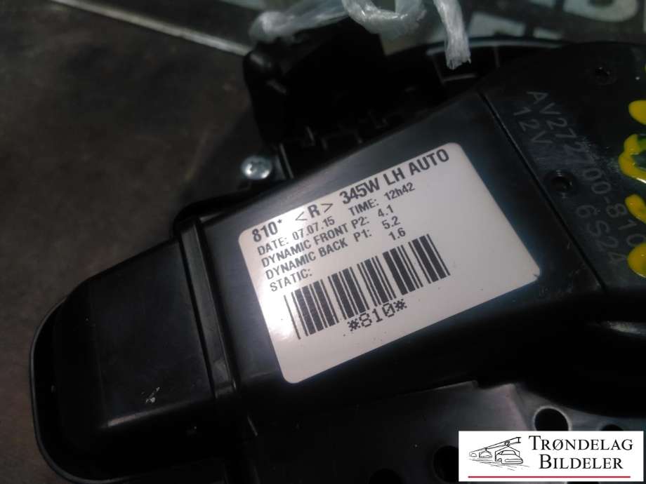 Varmeapparat motor til Toyota Avensis 2015-2019 (Type III, Fase 2) (AV272700-810|)
