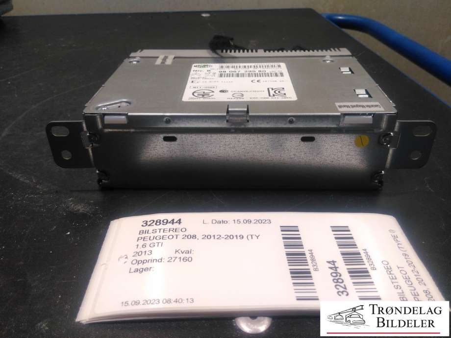 Bilstereo til Peugeot 208 2012-2019 (Type I) (98 067 295 80|)