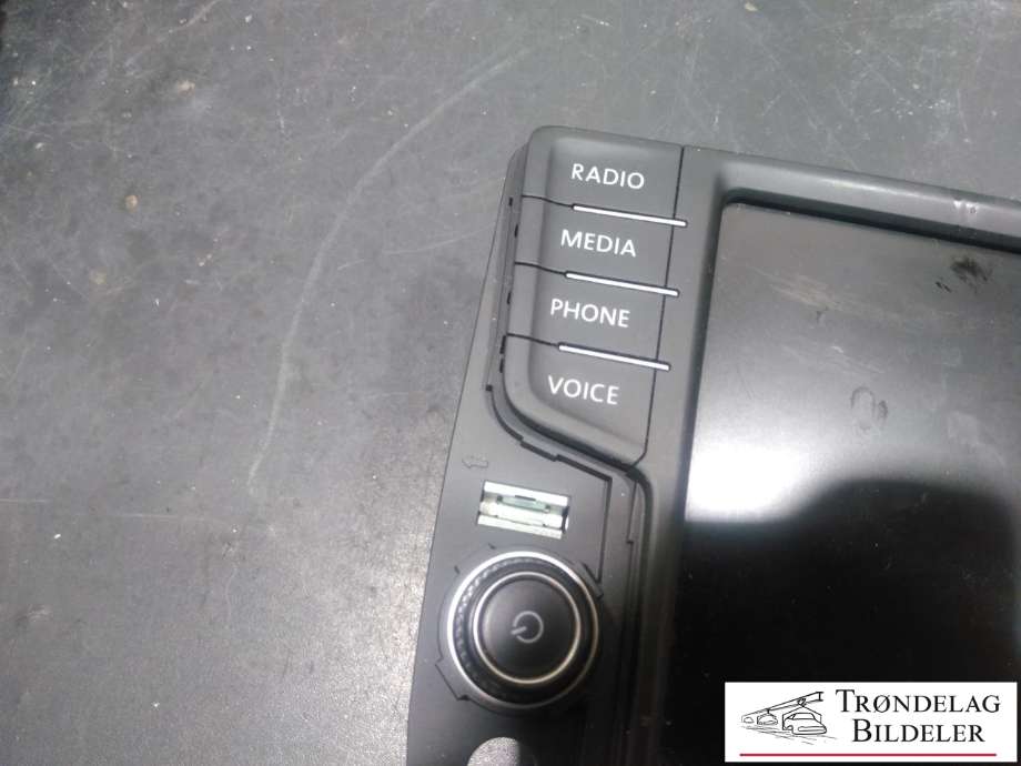 Bilstereo navigasjon skjerm til VW e-Golf 2014-2017 (Fase 1) (5G0 919 606|)