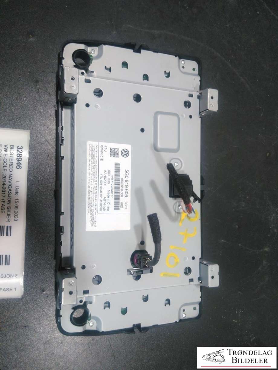 Bilstereo navigasjon skjerm til VW e-Golf 2014-2017 (Fase 1) (5G0 919 606|)