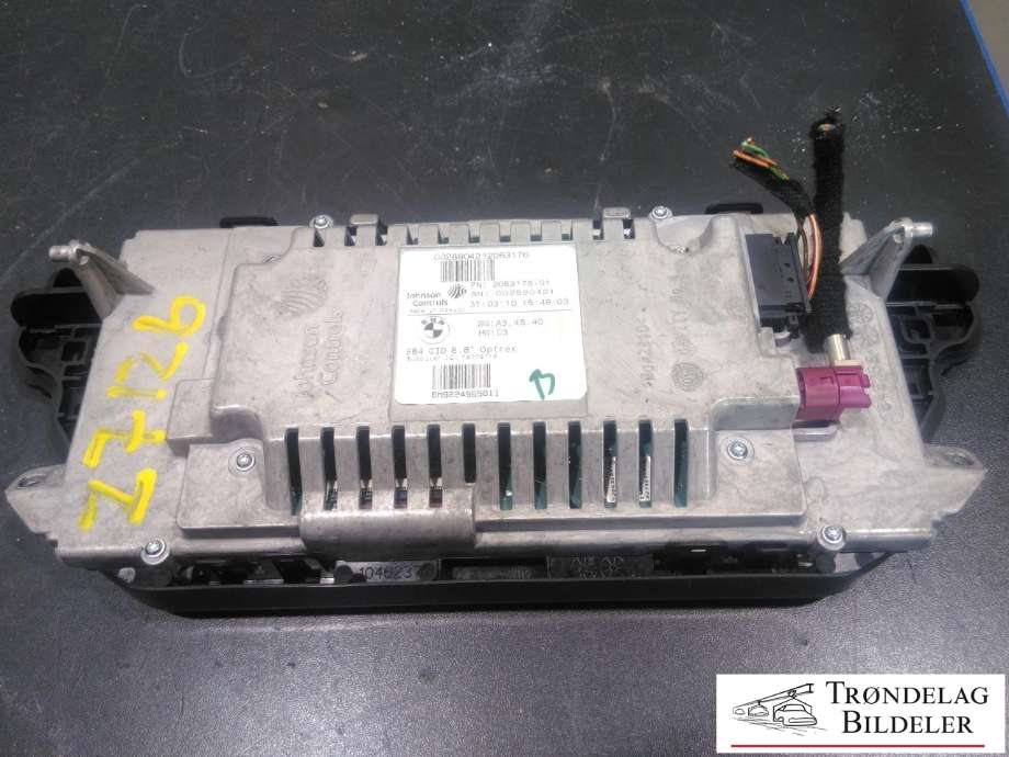 Bilstereo navigasjon skjerm til BMW X1 2009-2015 (E84) (E84) (2063176-01|)