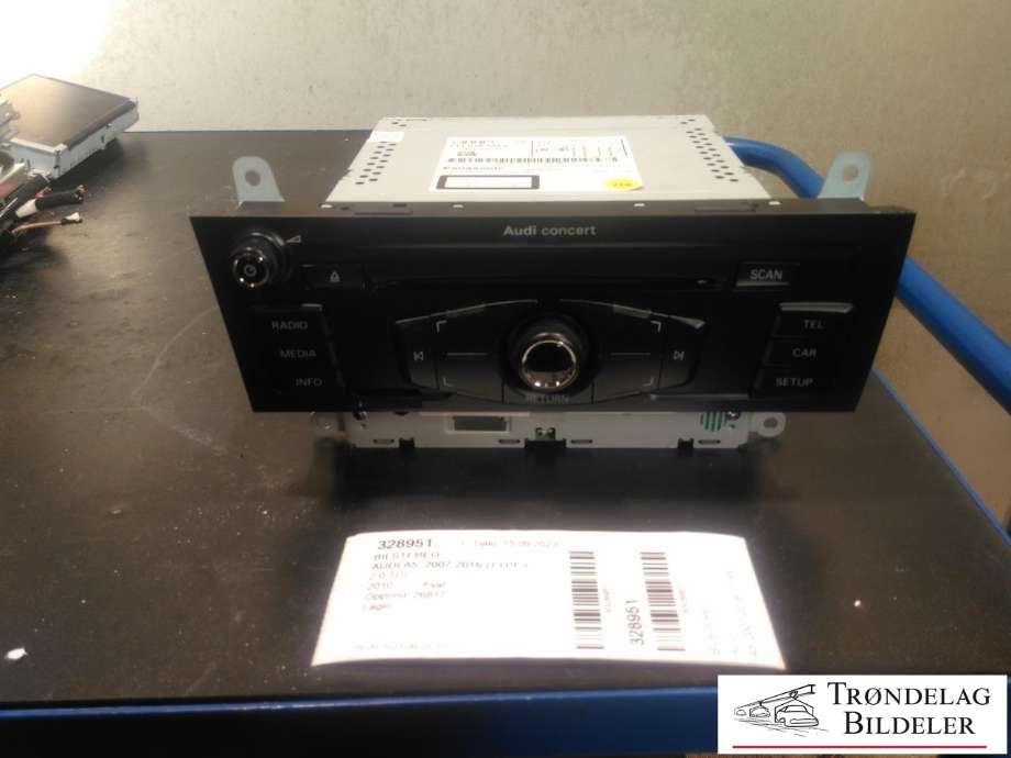 Bilstereo til Audi A5, 2007-2016 (Type I) (8T1057186P)