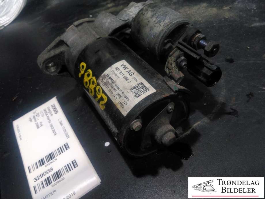 Starter til Škoda Rapid 2012-2019  (02T 911 024J|)