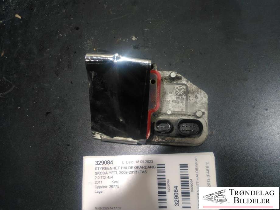 Styreenhet haldex/kardang til Škoda Yeti 2009-2013 (Fase 1) (0BR907554B|0BR598554C|0BR598554A|5WP33523-03|5WP33523-04)