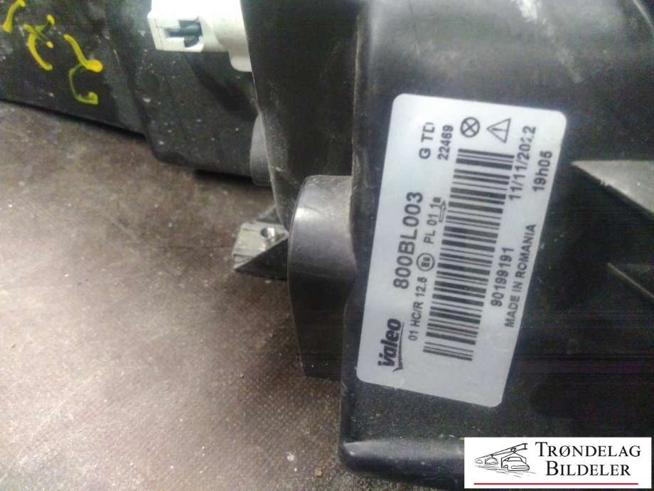 Frontlykt venstre halogen til Mopedbil Aixam 0-->> (AIX-800BL003|)