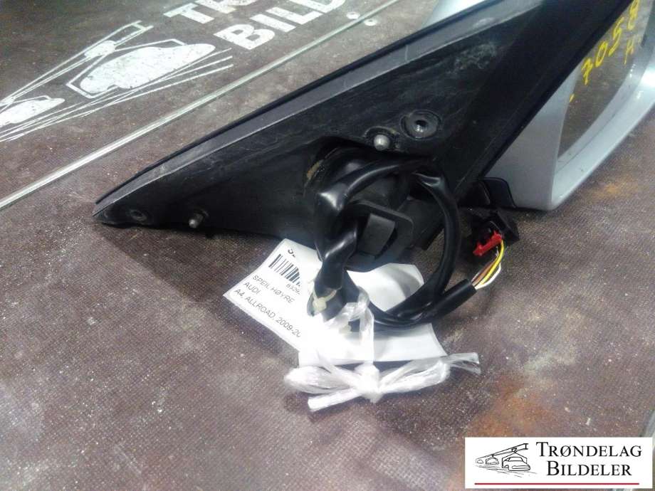 Speil høyre til Audi A4, Allroad 2009-2016 (Type I) (B8) (B8) (8K1857410E 01C|4F0857536AE|6-KABLER)