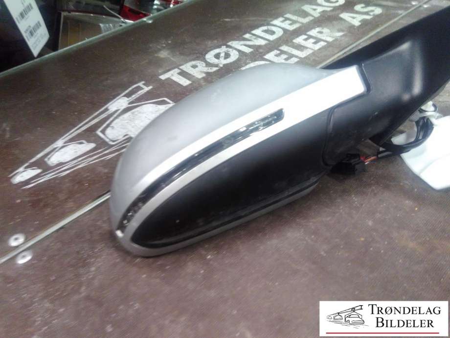 Speil høyre til Audi A4, Allroad 2009-2016 (Type I) (B8) (B8) (8K1857410E 01C|4F0857536AE|6-KABLER)