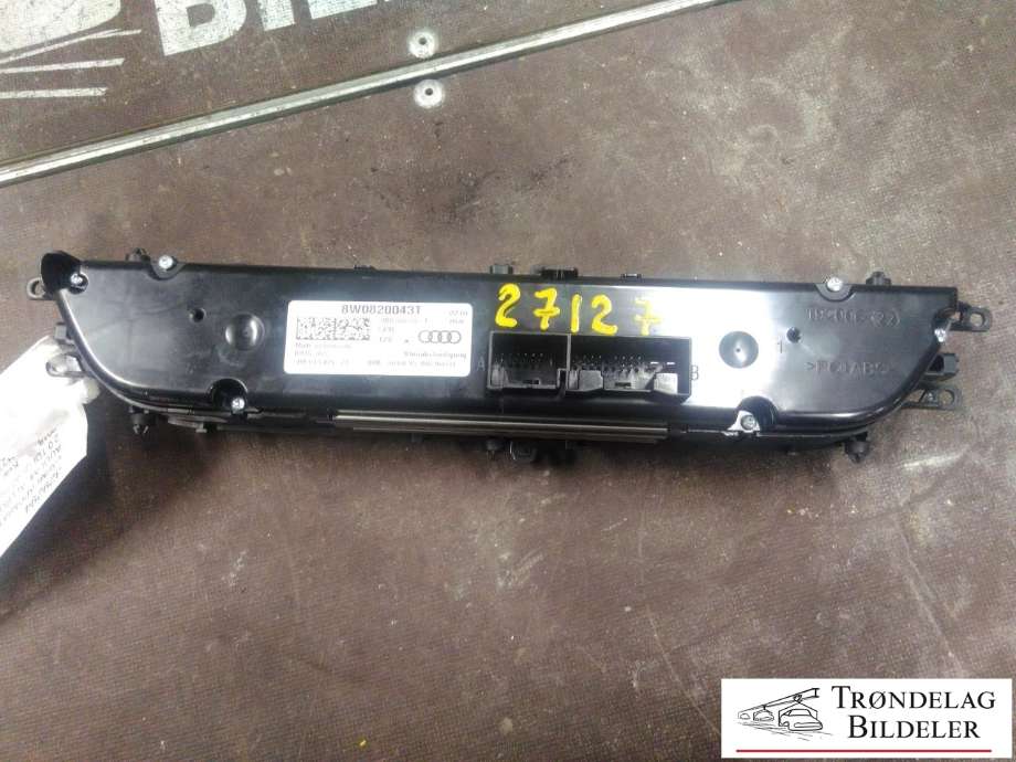 Varmeapparat betjening til Audi A4, Allroad 2016-->> (Type II) (B9) (B9) (8W0 820 043 T|)