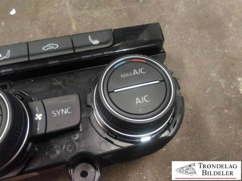 Varmeapparat betjening til VW Golf VII 2012-2017 (Fase 1)  (5G0 907 044 S|)