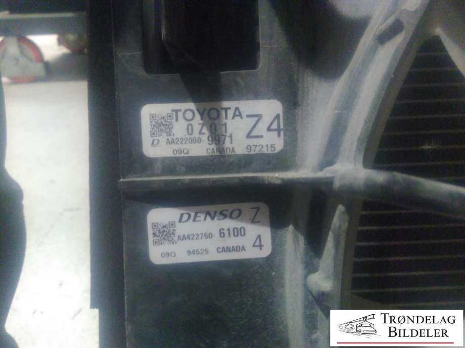 Radiatorpakke til Toyota RAV4 2009-2013 (Type III, Fase 2) (AA2220009971|)